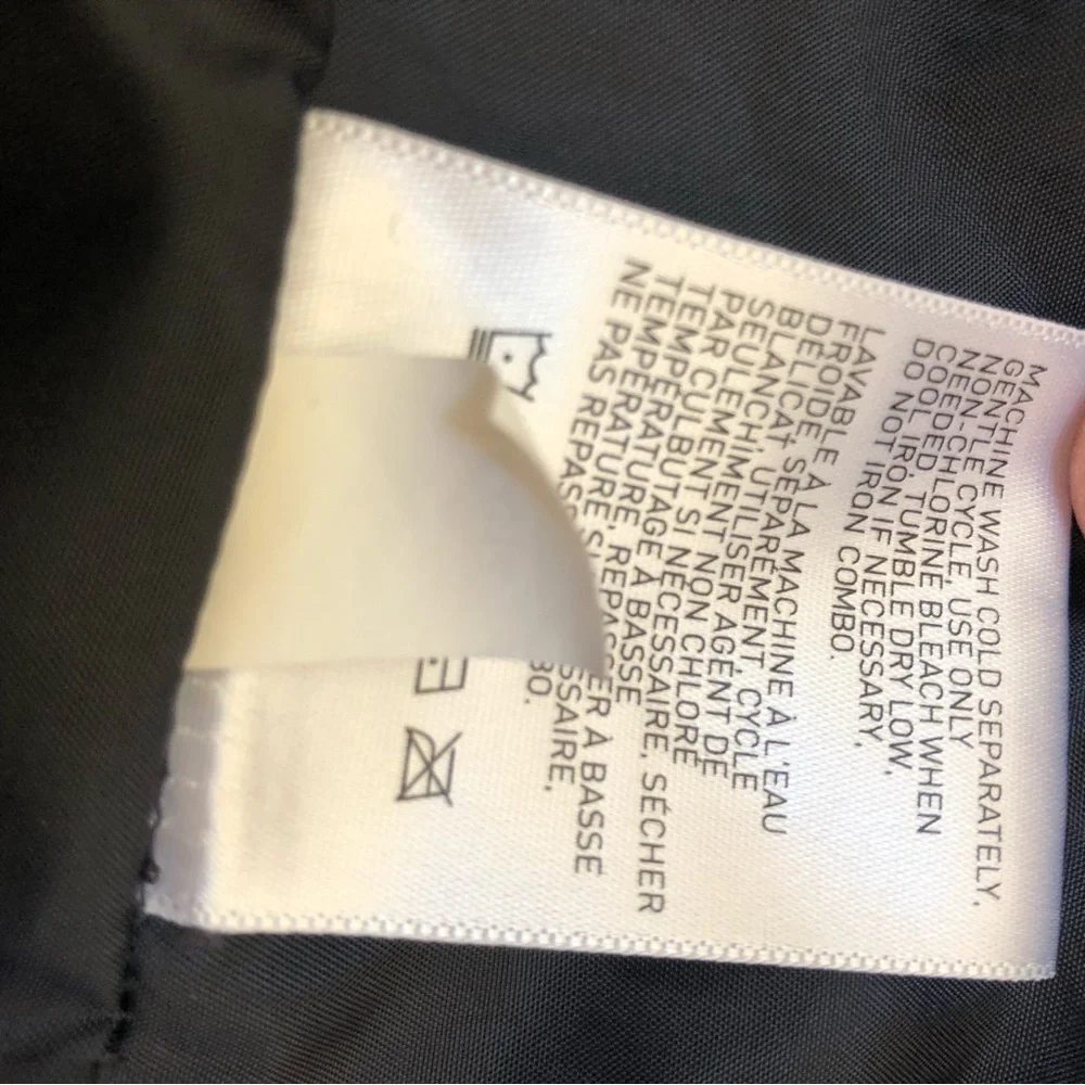 Laundry by Shelli Segal Women’s coat Black size Med faux Leather sleeves, NWOT - Picture 10 of 12